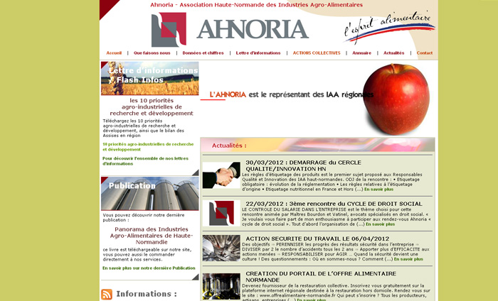 site internet ahnoria