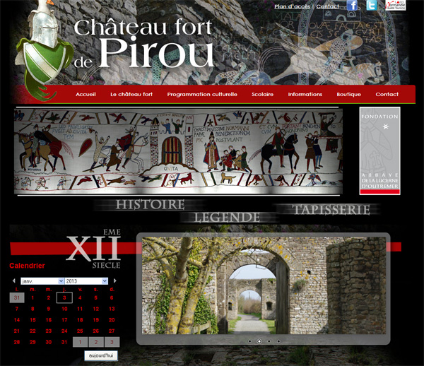 creation site internet chateau fort