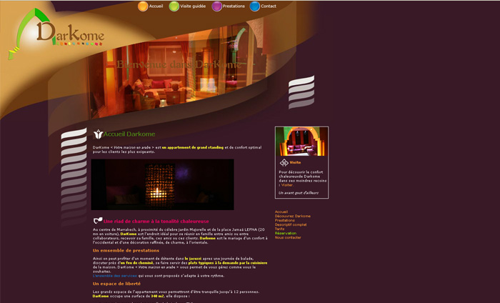 site internet darkome