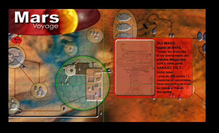 Mars : site en flash conçu par LAPILAZULI