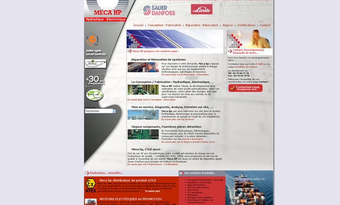site internet meca hp