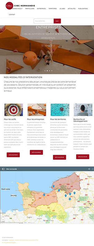 Création site internet pour association proposant bilan de compétences et VAE