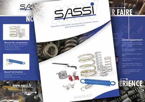 Plaquette professionnelle Format A4 - Société SASSI