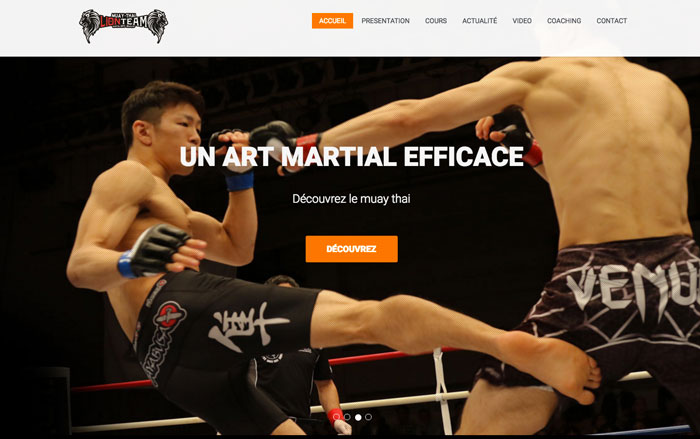 site internet association de boxe ou art martiaux