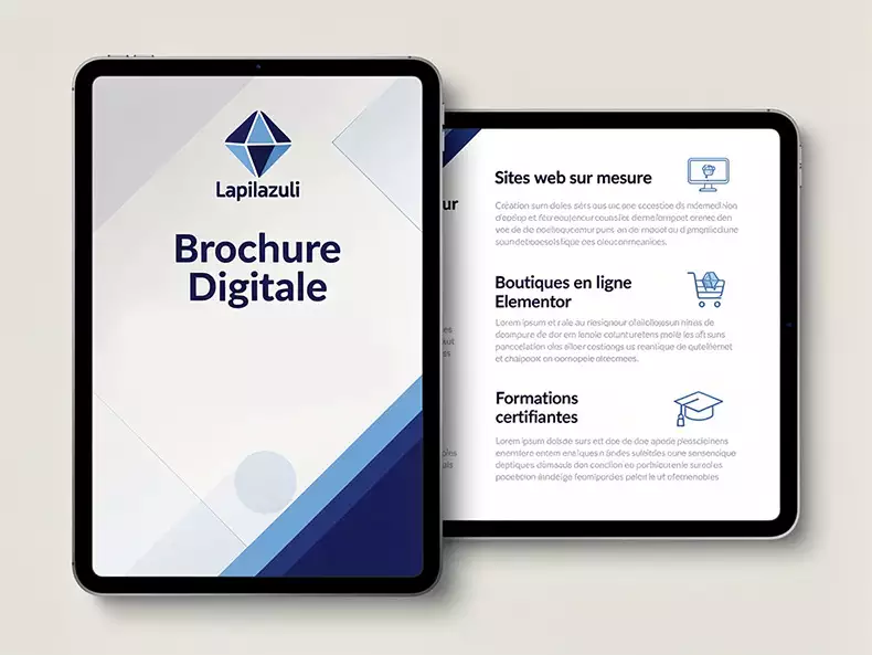 création brochure digitale