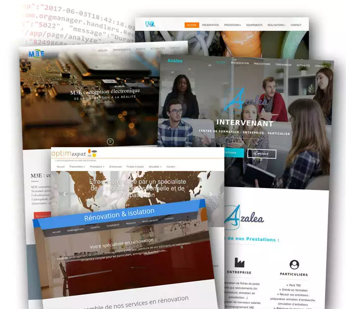 Conception de sites internet pour auto-entrepreneur