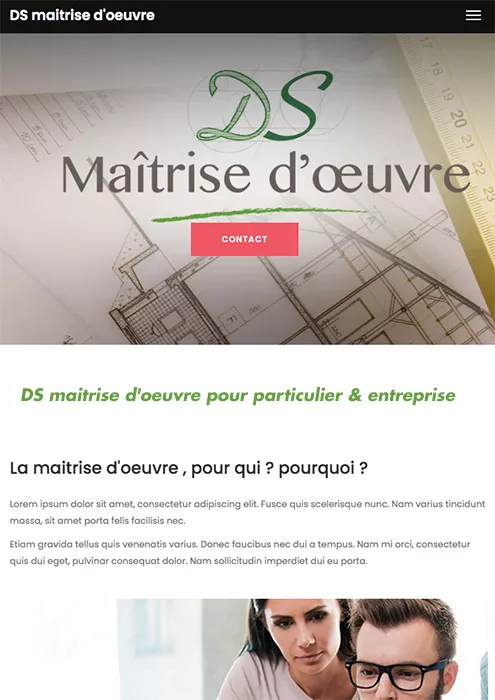 creation site internet secteur batiment logement construction et maitre d oeuvre