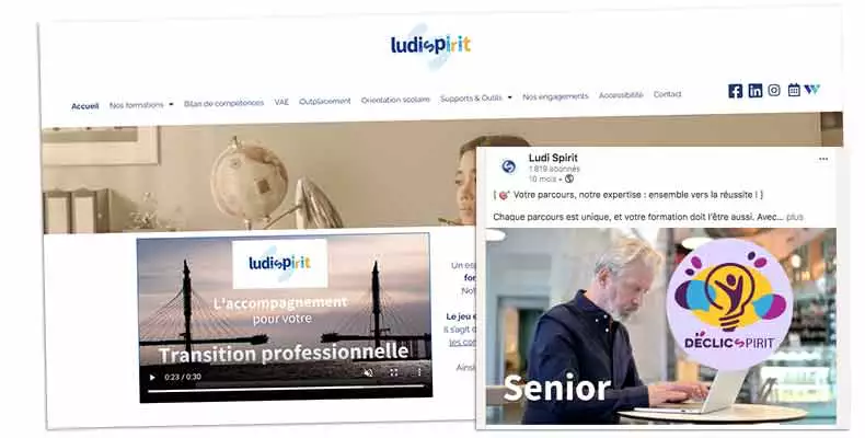 Création de videos pour sites web et réseaux sociaux