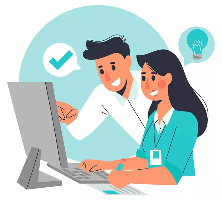 Conception de plaquettes en formation professionnelle, recrutement et interim