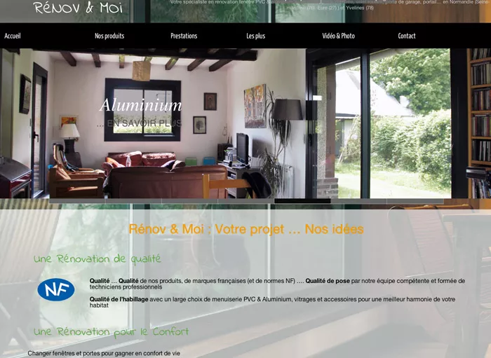 creation site internet artisan renovation fenetre