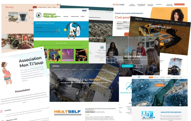 Exemple de création de site internet professionnel à Évreux