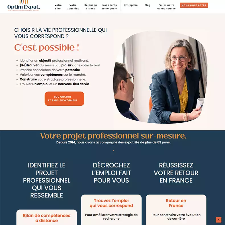 Création d'un site internet pour formateur organisme de formation 