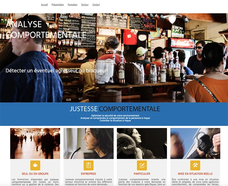 Creation d'un site internet sur la gestion de la securite