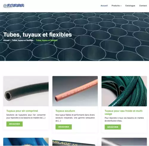 LONGJUFLEX - site web pour l’industrie