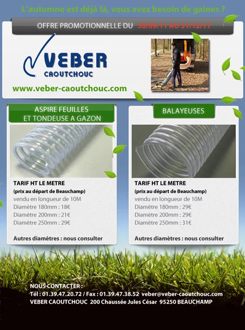 flyer pour produits industriels saisonniers