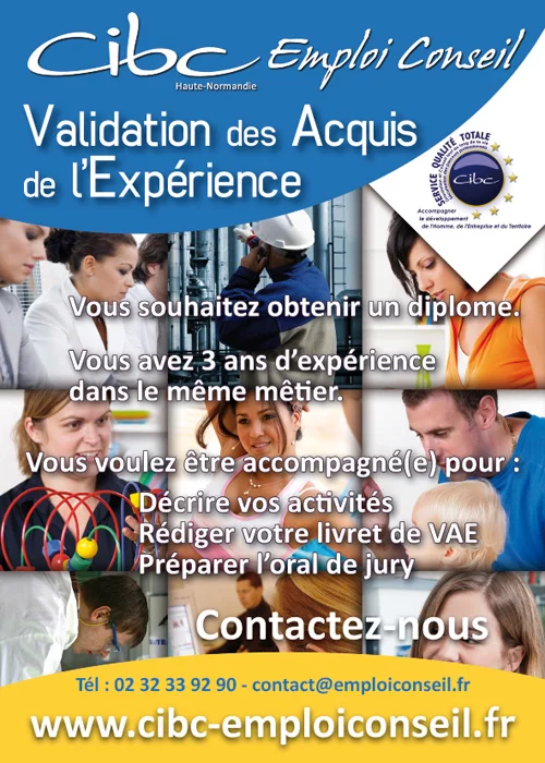 creation Flyer pour formation et VAE en normandie