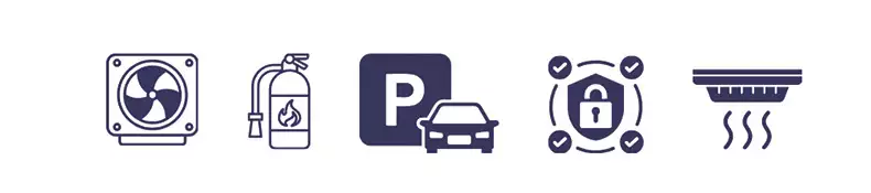 plaquette commerciale maintenance technique et incendie pour immobilier