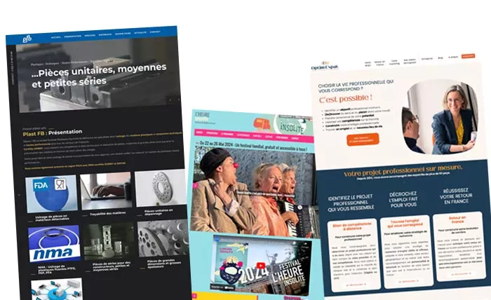 Exemple de refonte de site internet professionnel 